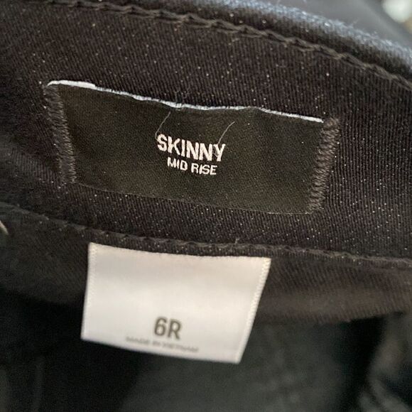 #513 EXPRESS NWT black raw hem with split ankle - Picture 6 of 9